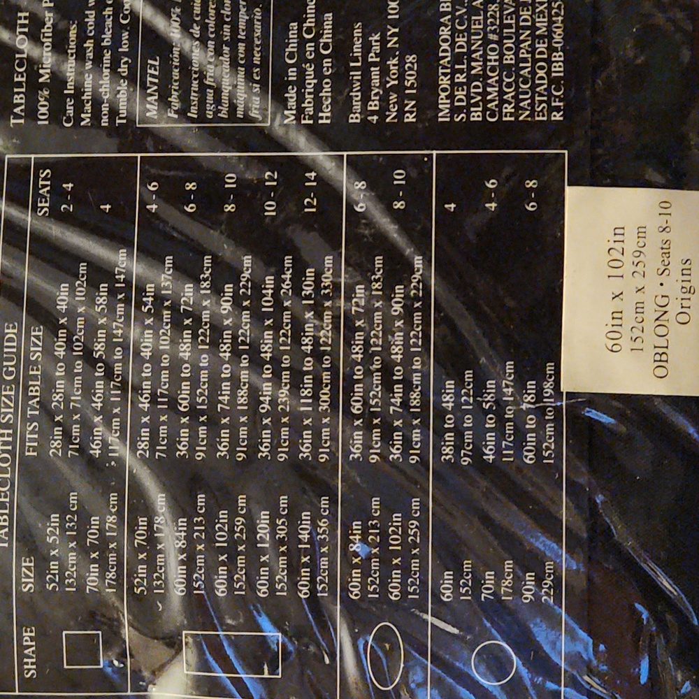 Microfiber Table cloth - Picture 4 of 4